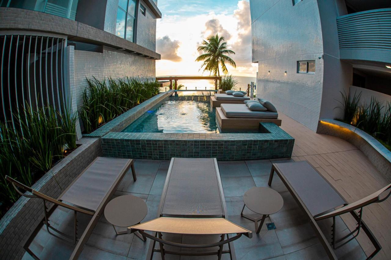 Apartamento Com Jacuzzi Na Beira Mar De Joao Pessoa No Branco Haus Eksteriør bilde