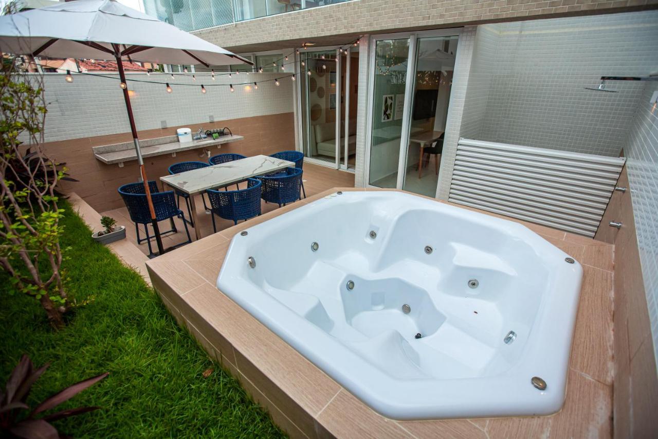 Apartamento Com Jacuzzi Na Beira Mar De Joao Pessoa No Branco Haus Eksteriør bilde