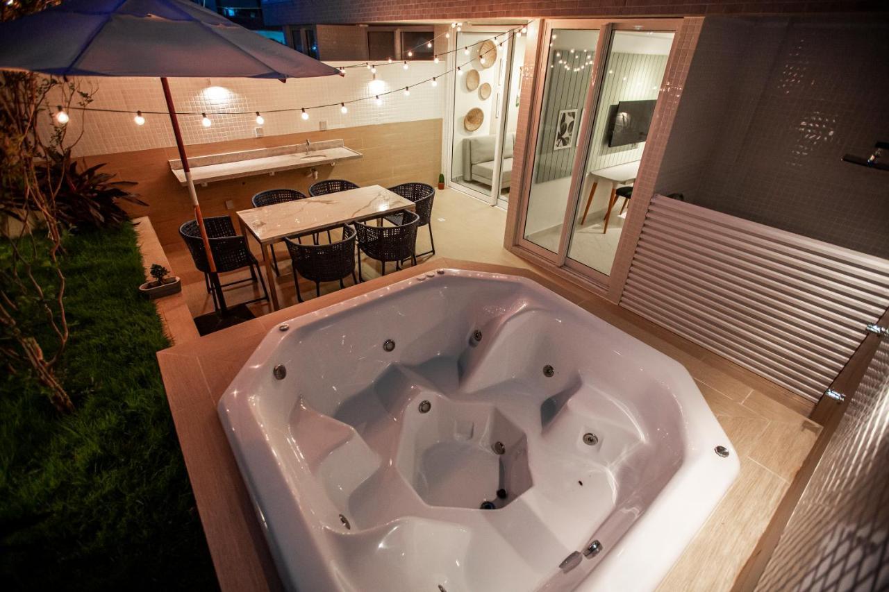 Apartamento Com Jacuzzi Na Beira Mar De Joao Pessoa No Branco Haus Eksteriør bilde