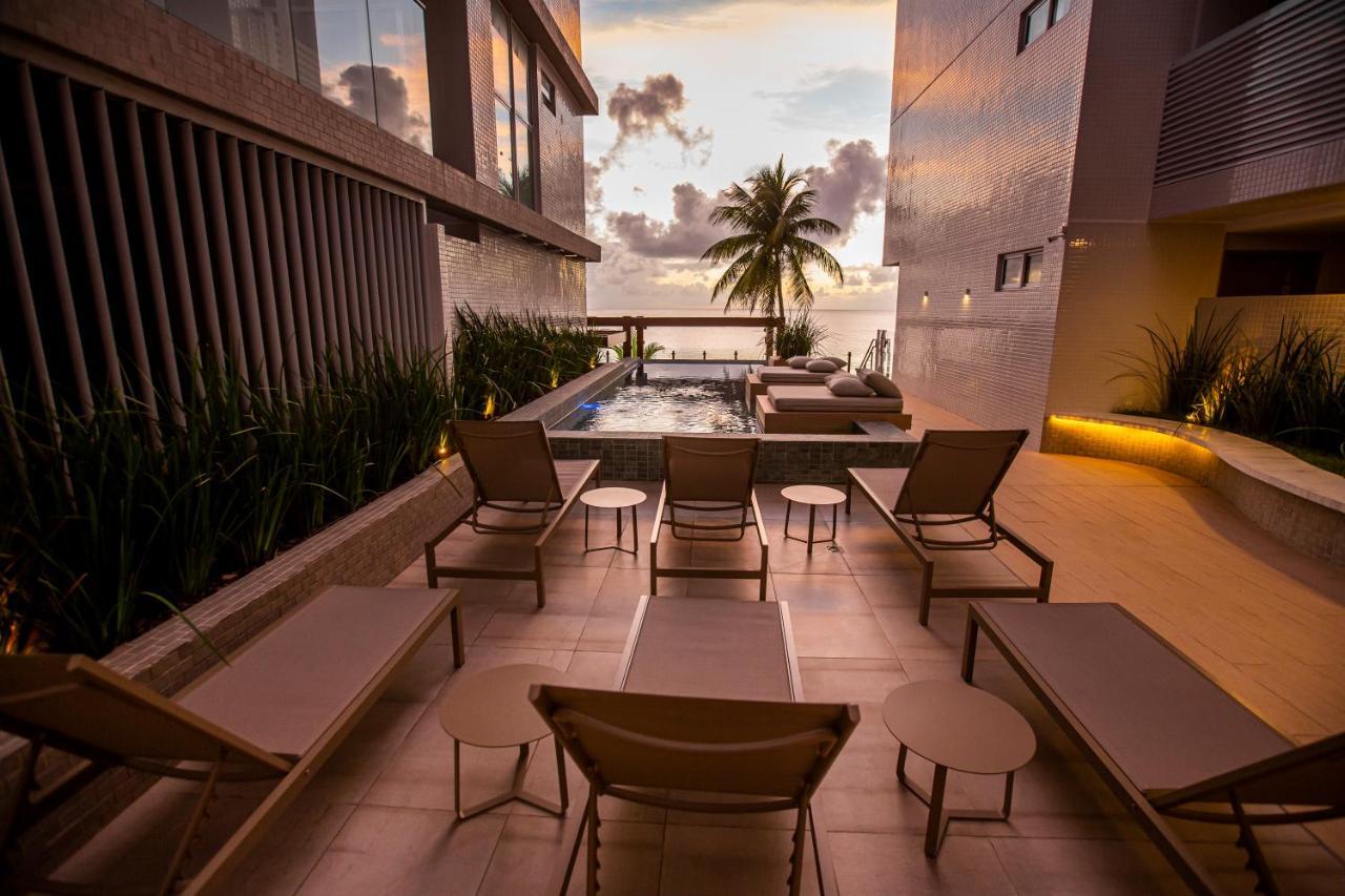 Apartamento Com Jacuzzi Na Beira Mar De Joao Pessoa No Branco Haus Eksteriør bilde