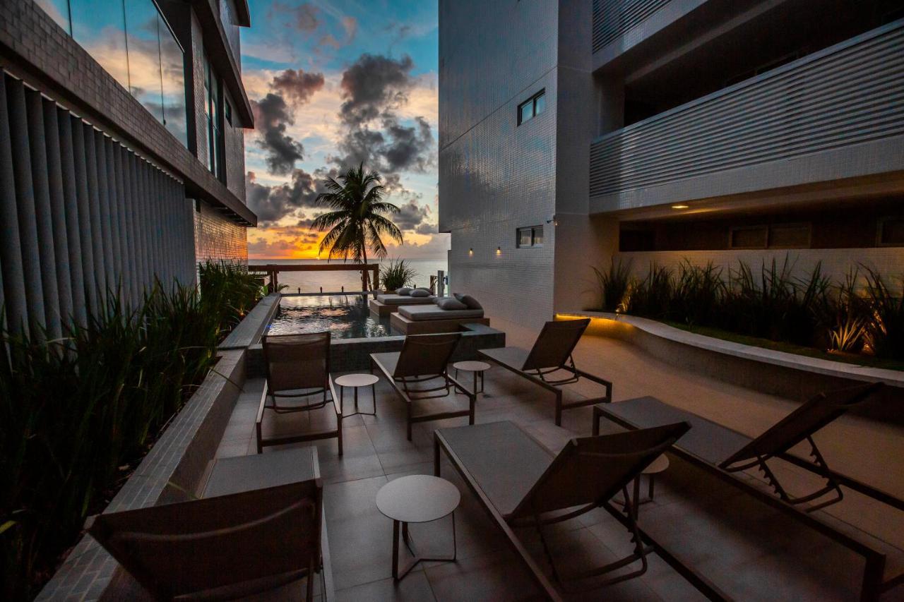 Apartamento Com Jacuzzi Na Beira Mar De Joao Pessoa No Branco Haus Eksteriør bilde