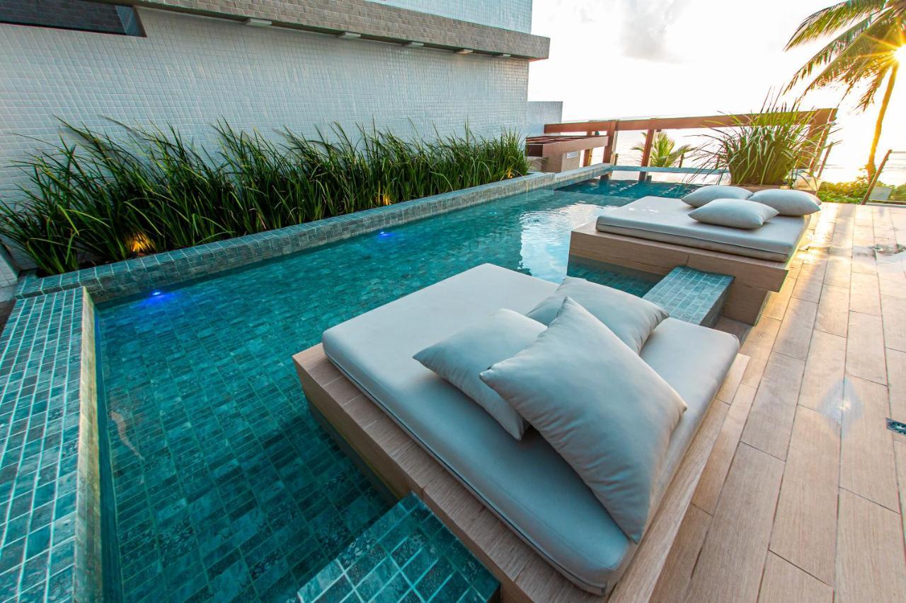 Apartamento Com Jacuzzi Na Beira Mar De Joao Pessoa No Branco Haus Eksteriør bilde